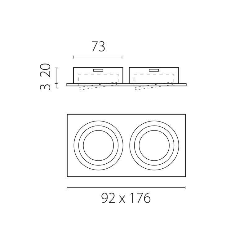 Встраиваемый светильник Lightstar 011626