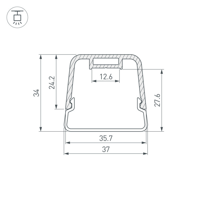 Профиль Arlight 055098
