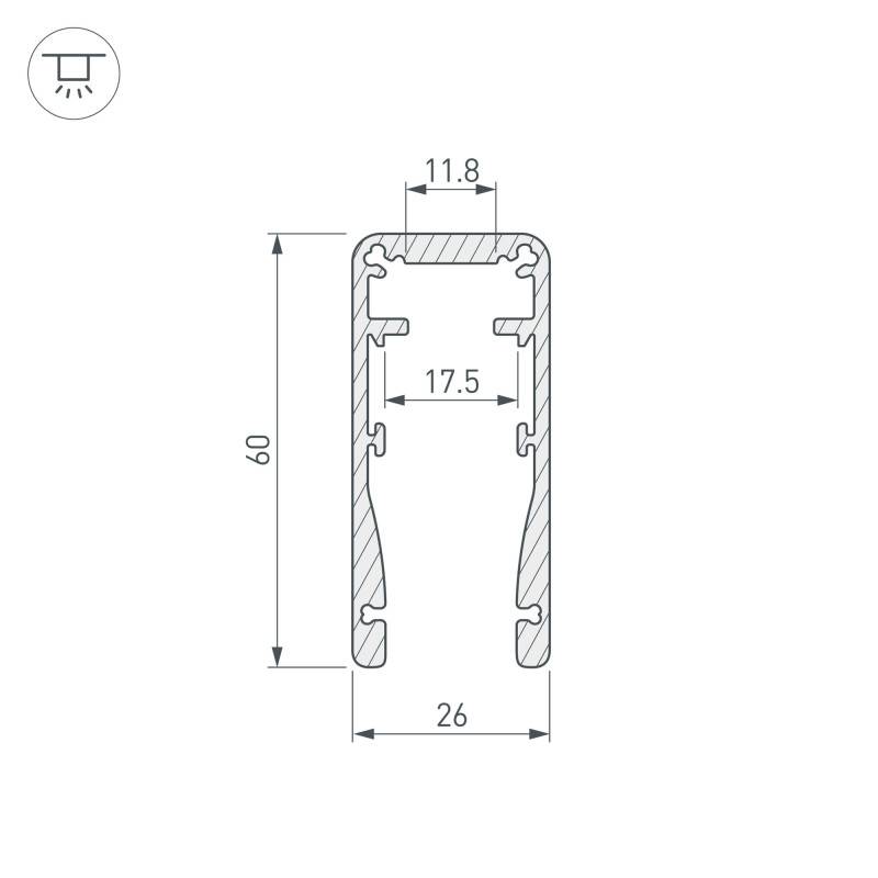 Профиль Arlight 015477