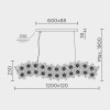 Подвесной светильник MODELUX ML.9520.1200 GD