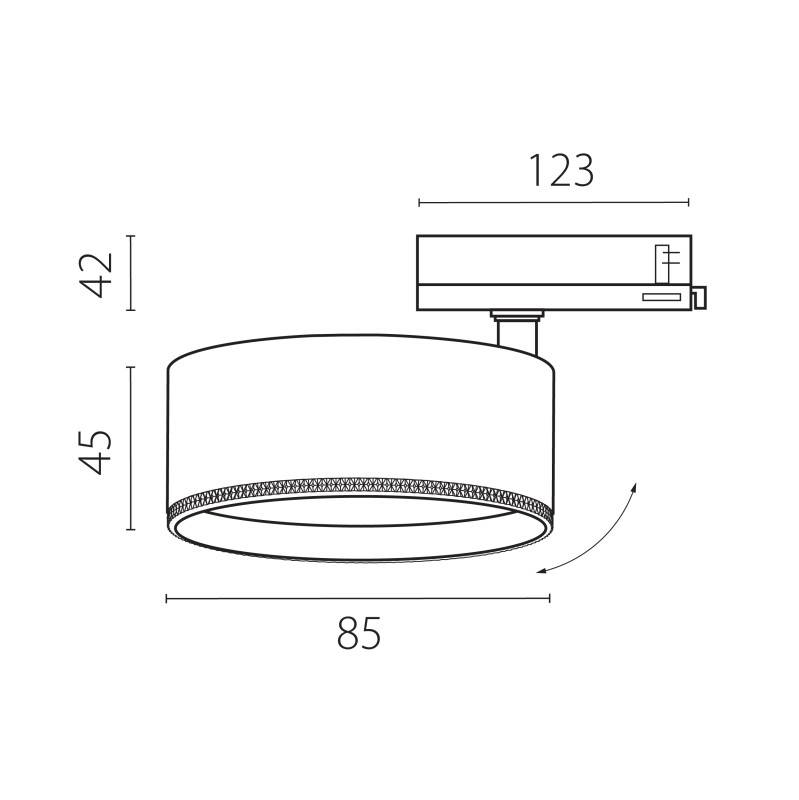 Светильник на шине Lightstar A5536QT