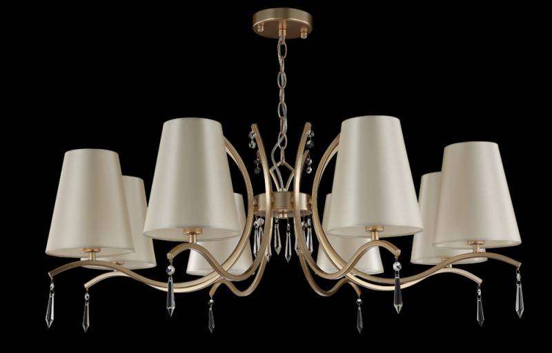 Подвесная люстра Crystal Lux RENATA SP8 GOLD