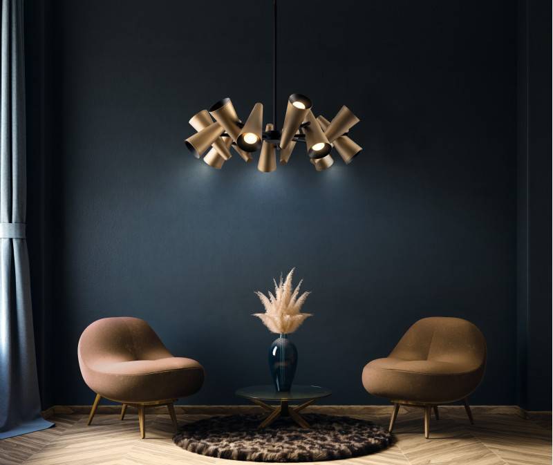 Подвесная люстра Maytoni MOD095PL-14BS