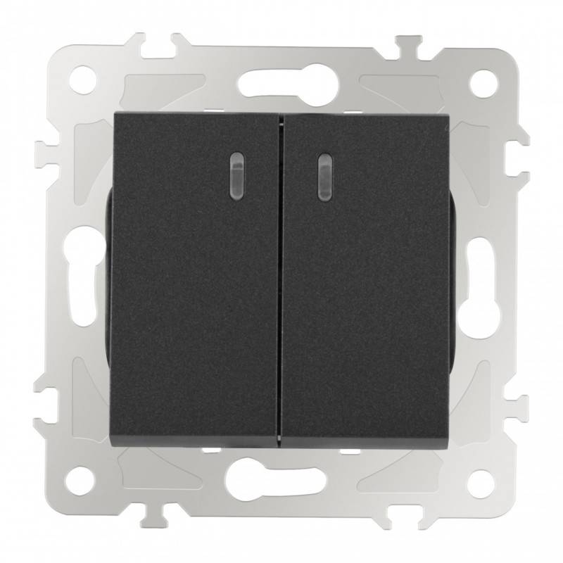 Выключатель Arte Milano 203.31-2.black