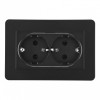 Розетка Arte Milano SET16-double-40-2 black
