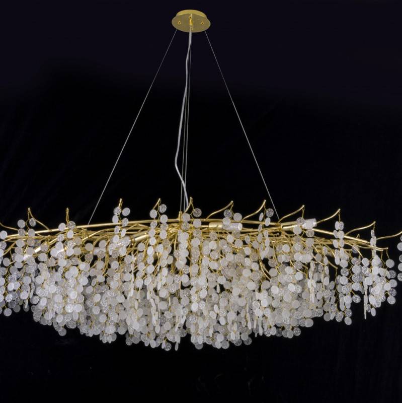 Подвесная люстра iLamp 7004-L1600 GD