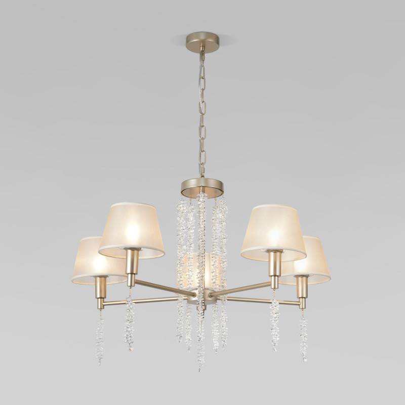 Подвесная люстра Eurosvet 60148/5 матовое золото