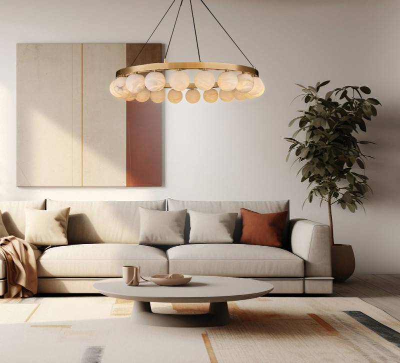 Подвесная люстра Fluorite FL1010-20P