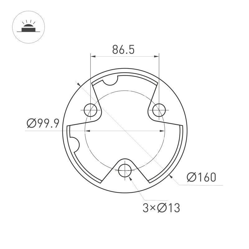 Садово-парковый светильник Arlight 047688