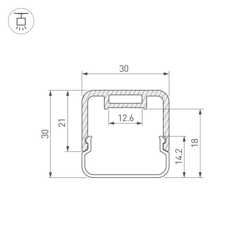 Профиль Arlight 055097