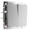 Выключатель Werkel W1120006 серебряный