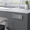 Выключатель Werkel W1120009 cеребряный рифленый
