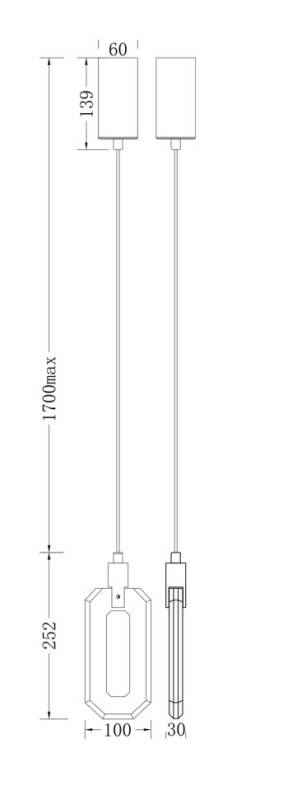 Подвесной светильник Fluorite FL1174-1P