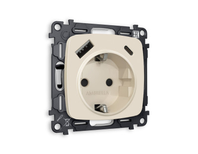 Розетка Ambrella Volt MO330010