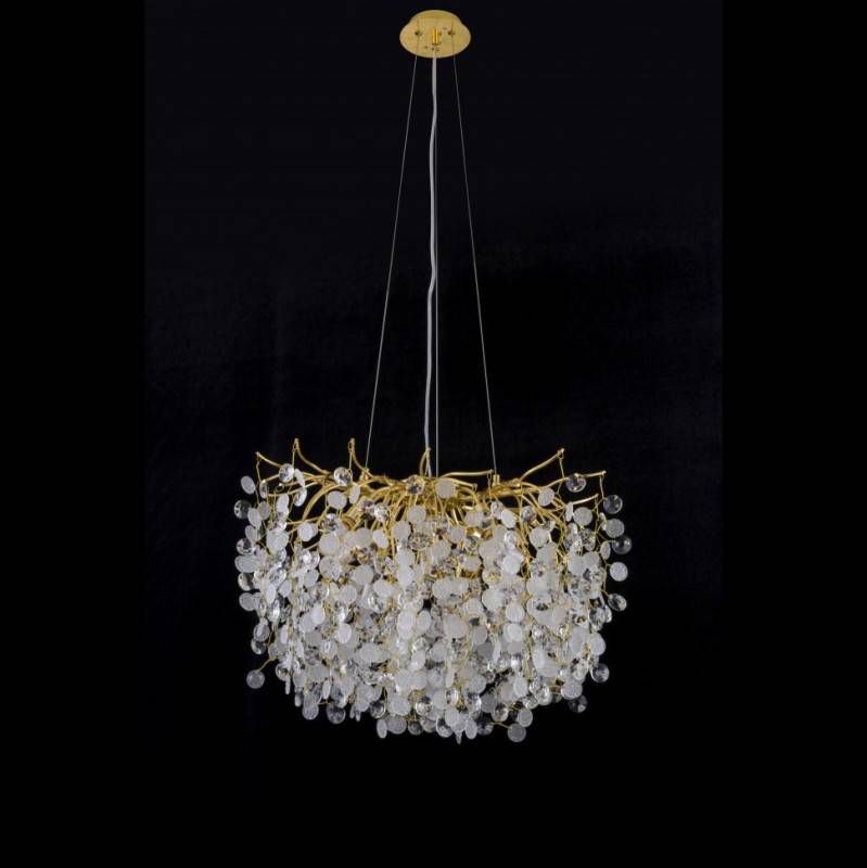 Подвесная люстра iLamp 7204-D600 GD