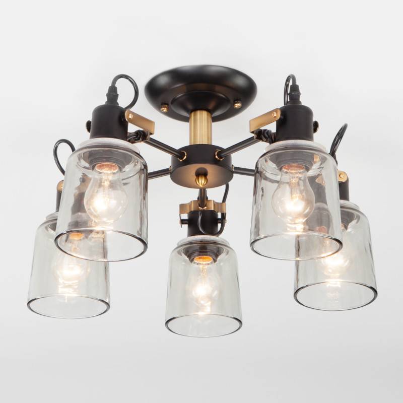 Люстра на штанге Eurosvet 70111/5 черный