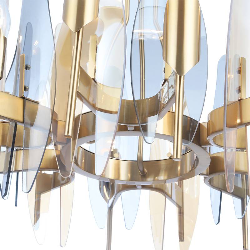 Подвесная люстра Crystal Lux CASA SP-PL12 BRASS