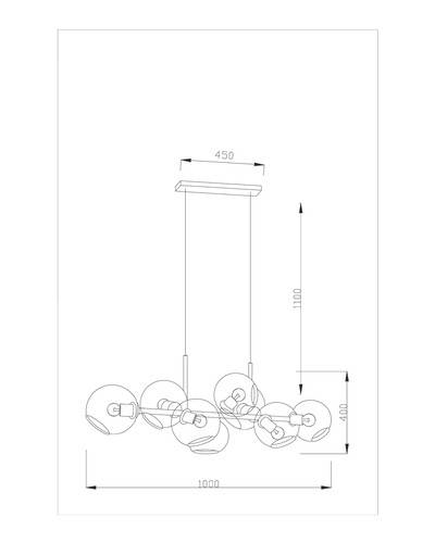 Подвесная люстра Moderli V2171-P