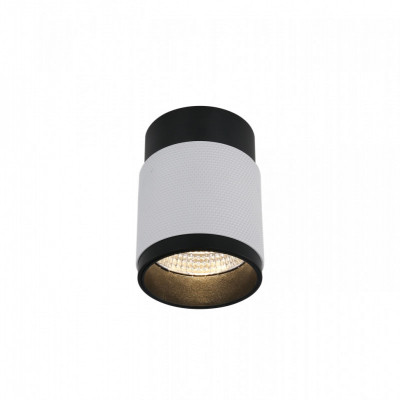 Накладной светильник iLedex 1955-10W-3000K-36 BK+WH