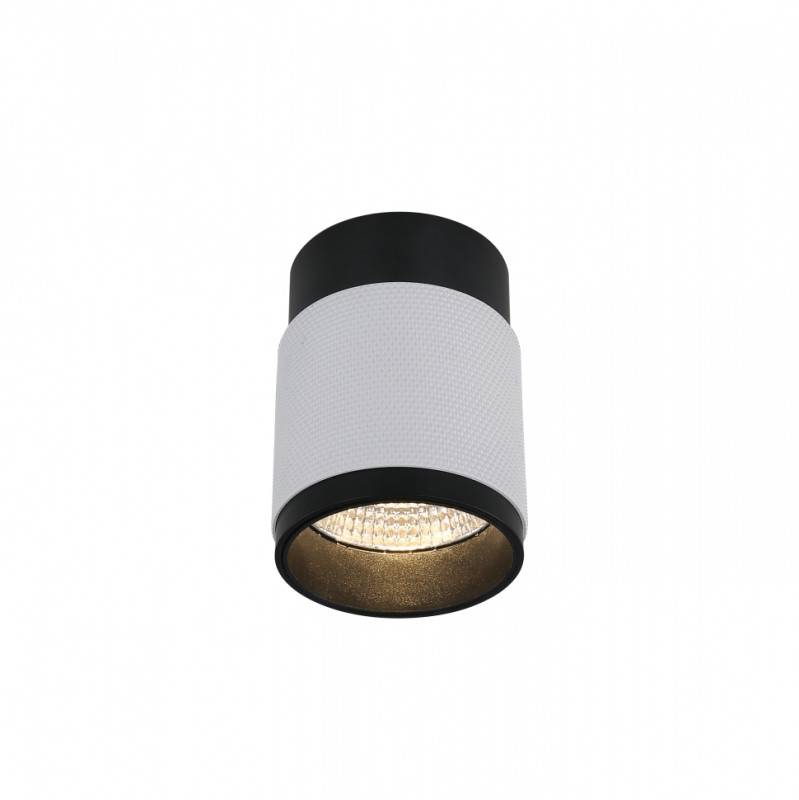 Накладной светильник iLedex 1955-10W-3000K-36 BK+WH