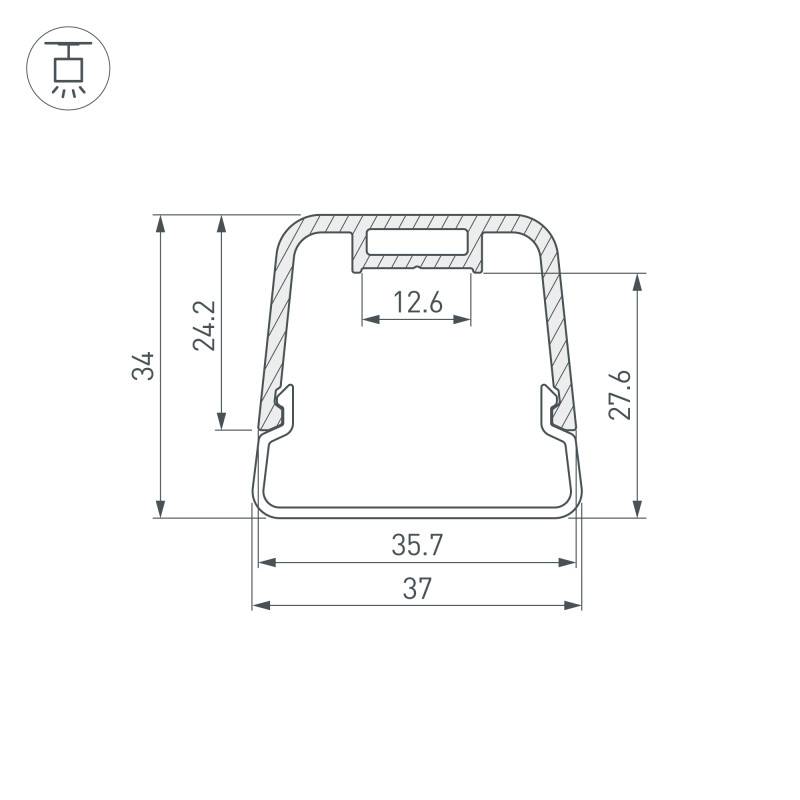 Профиль Arlight 055072