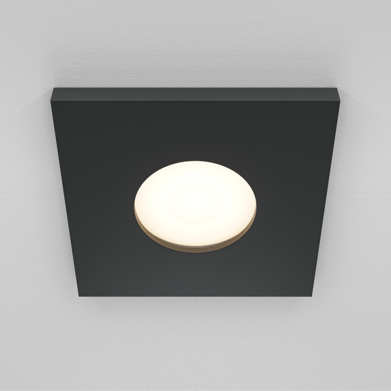 Влагозащищенный светильник Maytoni Technical DL083-01-GU10-SQ-B