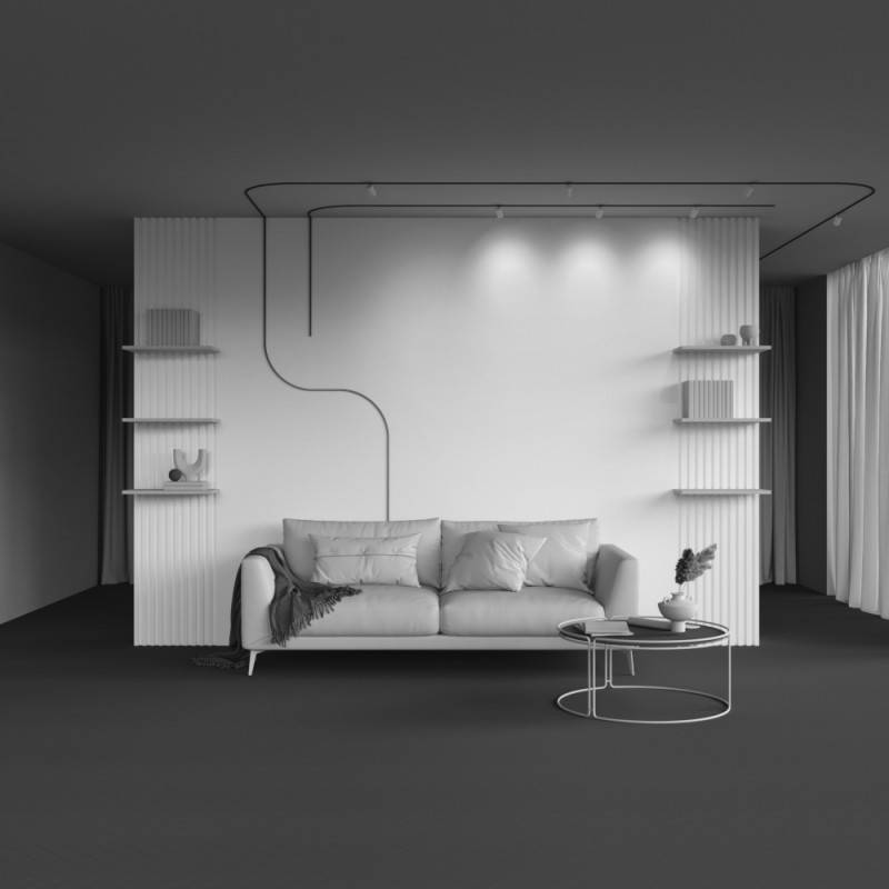 Светильник на шине Maytoni Technical TR187-1-5W3K-M-BW