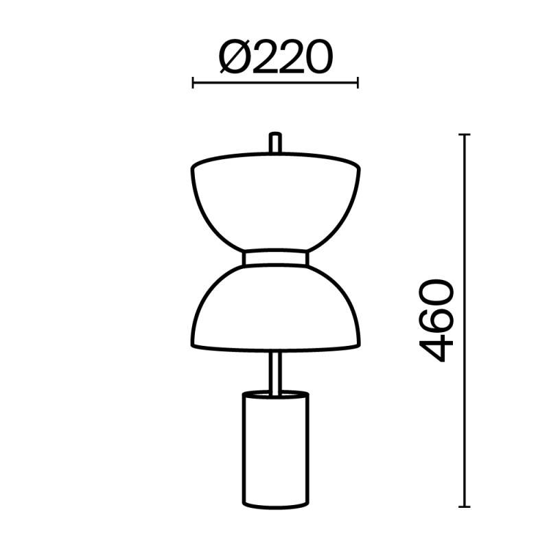 Настольная лампа Maytoni MOD178TL-L11GR3K