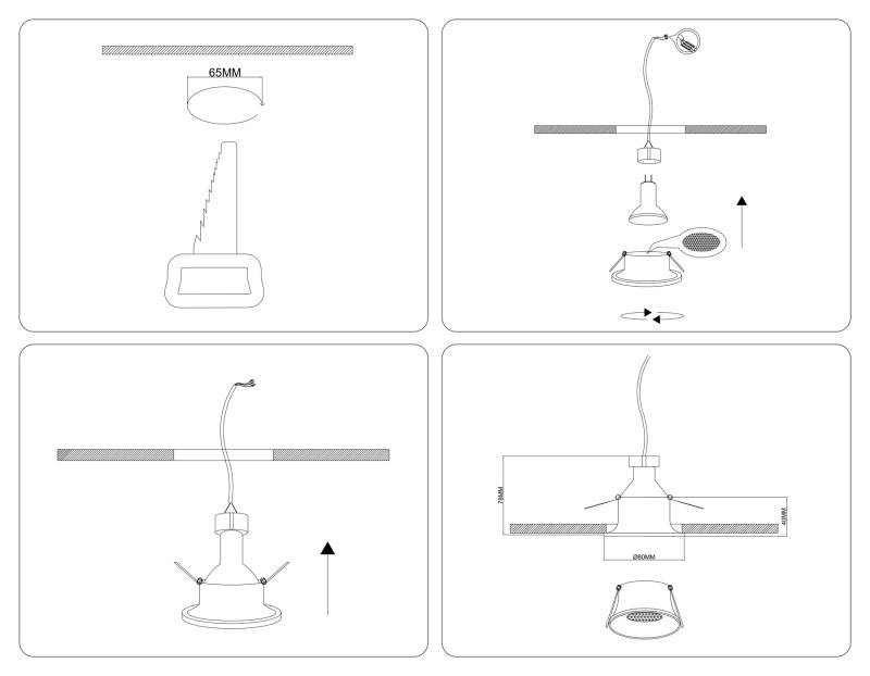 Встраиваемый светильник Ambrella Light TN102777