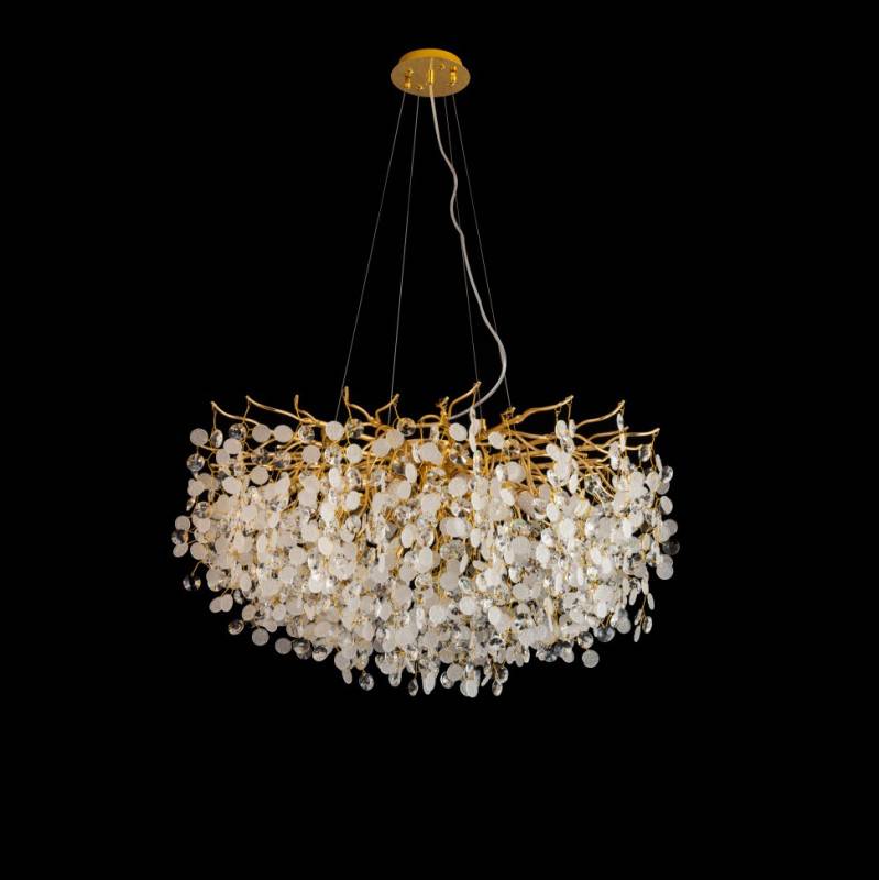 Подвесная люстра iLamp 7204-D800 GD