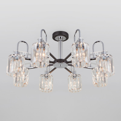 Люстра на штанге Eurosvet 70090/8 графит