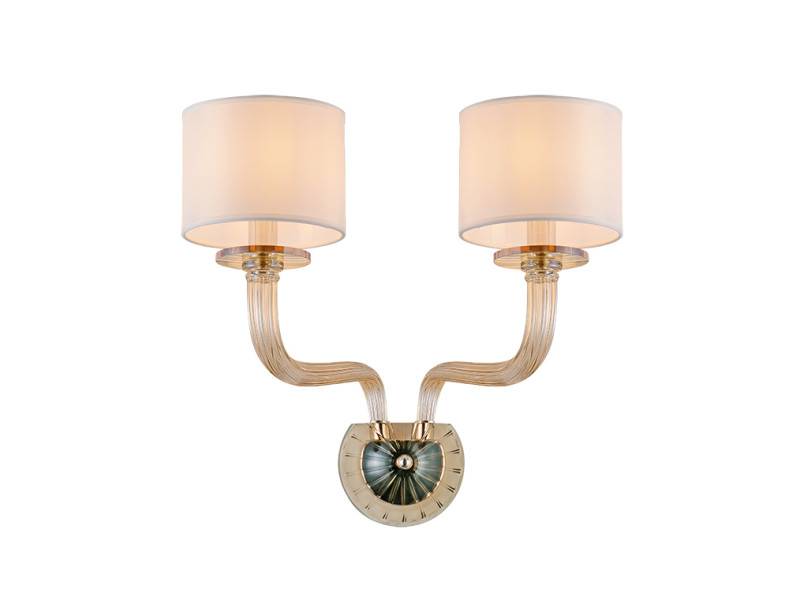 Бра Newport 8682/A nickel cognac