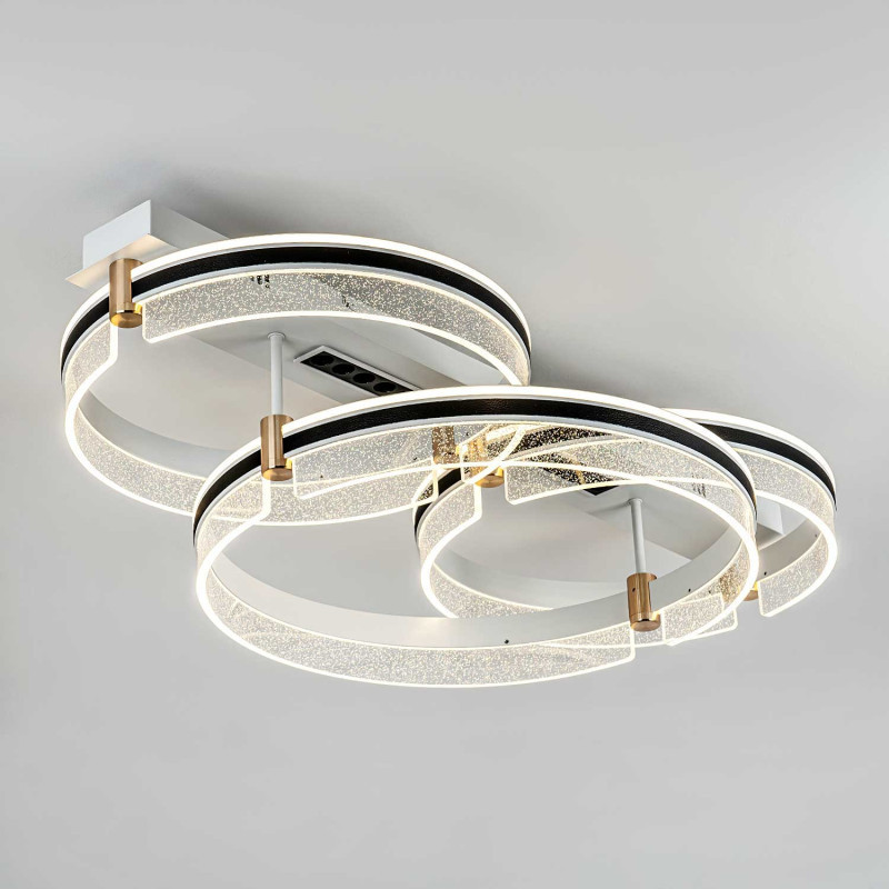 Накладная люстра LED4U L1058-880 WH