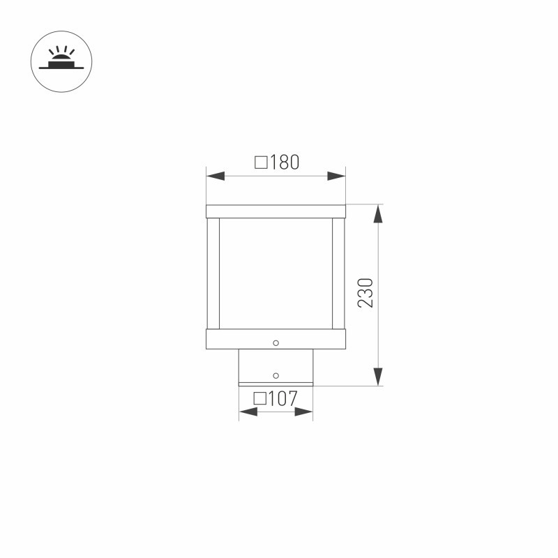 Садово-парковый светильник Arlight 021810