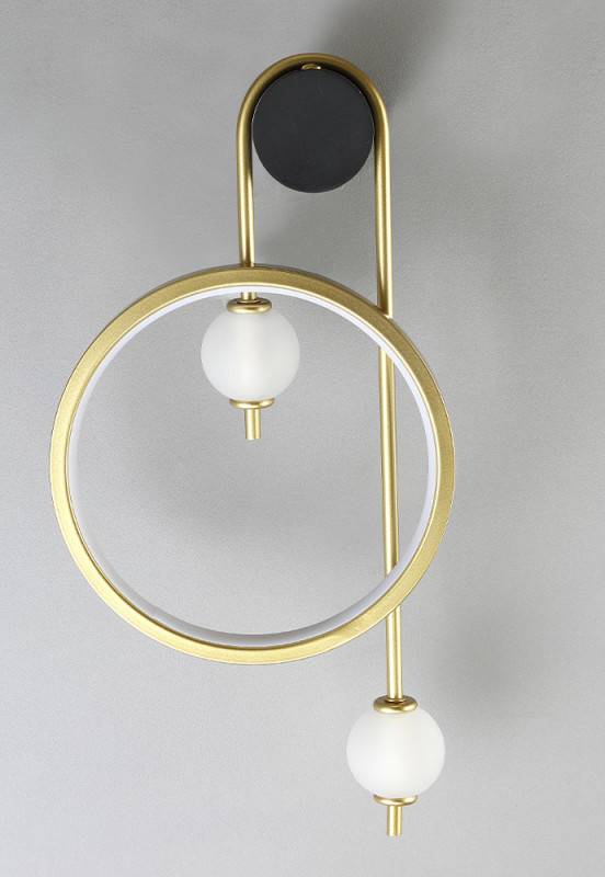 Бра Crystal Lux RODRIGO AP20W LED BLACK/GOLD