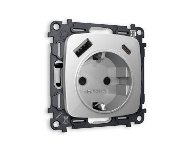 Розетка Ambrella Volt MO410010