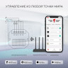 Выключатель сенсорый двухклавишный с подсветкой и функцией Wi-Fi, без рамки Werkel серебряный W4520606