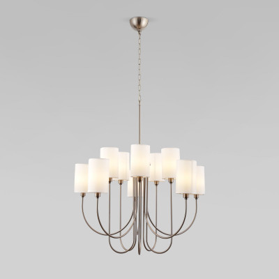 Подвесная люстра Eurosvet 60164/10 никель