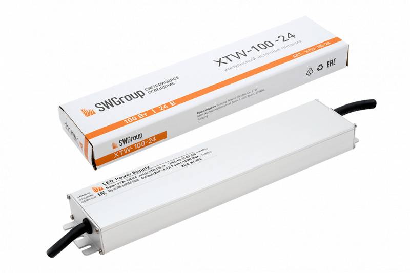 Блок питания для светодиодной ленты SWG XTW-100-24