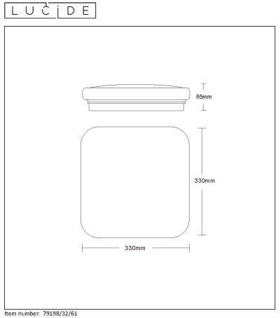 Накладной светильник LUCIDE 79198/32/61