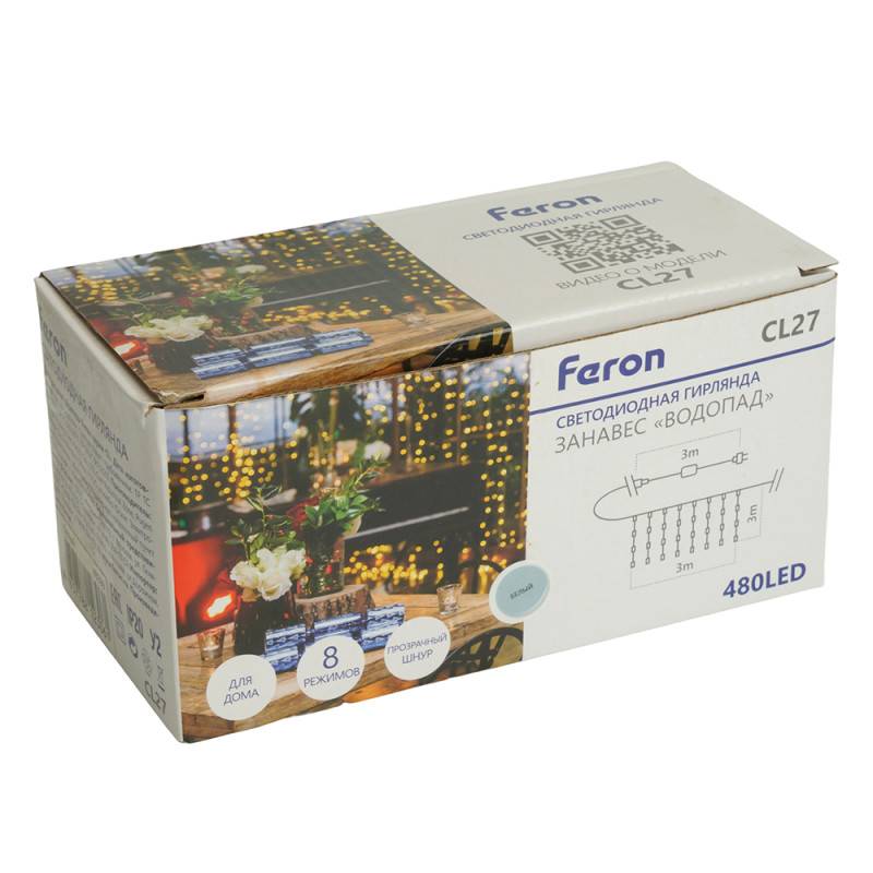 Светодиодный занавес Feron 48599