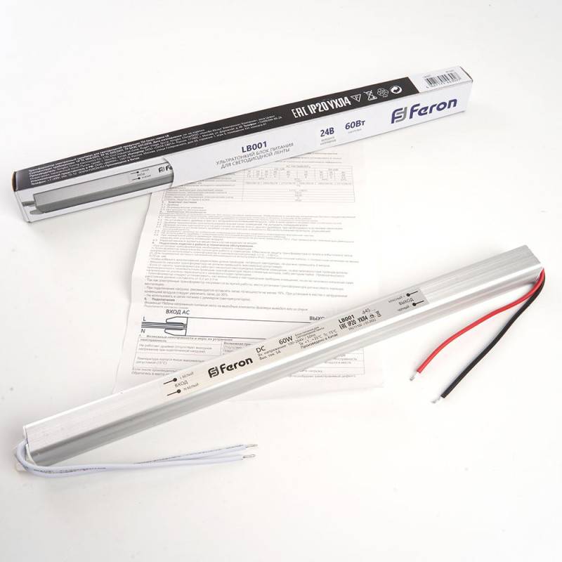 Блок питания для светодиодной ленты Feron 48014