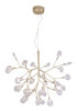 Подвесная люстра Crystal Lux EVITA SP36 GOLD/TRANSPARENT