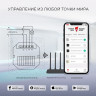 Выключатель сенсорый одноклавишный с подсветкой и функцией Wi-Fi, без рамки Werkel серебряный W4510606