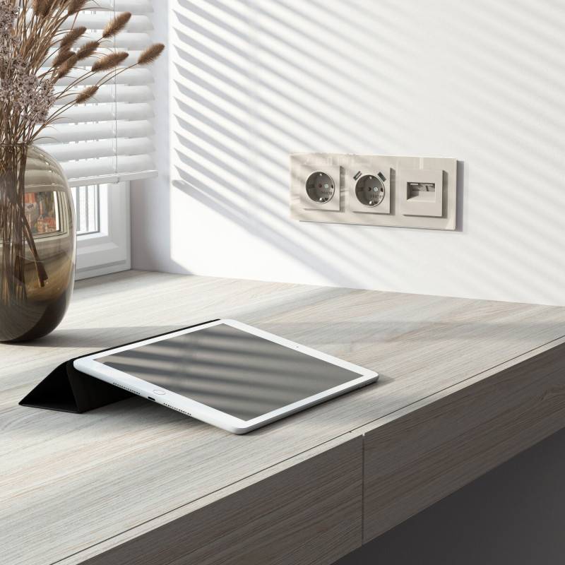 Розетка Werkel W1271104 дымчатый