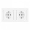 Розетка Arte Milano SET06-2-40-1x2 white
