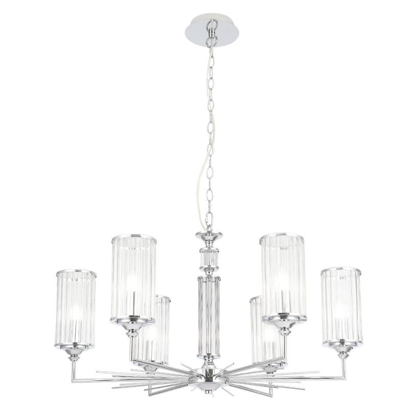 Подвесная люстра Crystal Lux GLORIA SP6 CHROME