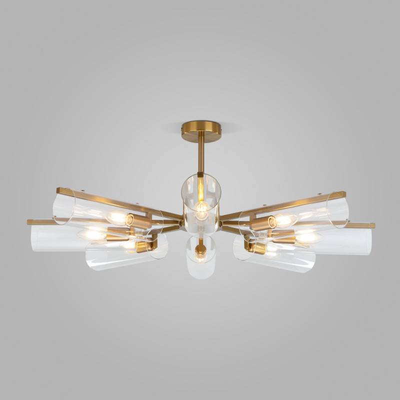 Люстра на штанге Eurosvet 70144/8 латунь