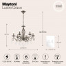 Подвесная люстра Maytoni RC247-PL-06-R