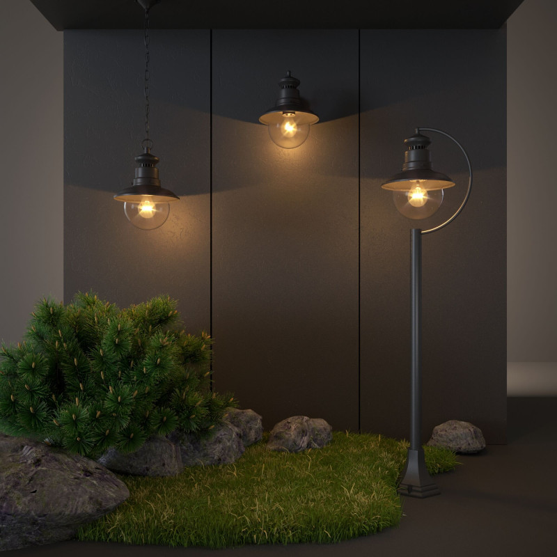 Садово-парковый светильник Elektrostandard Talli F черный